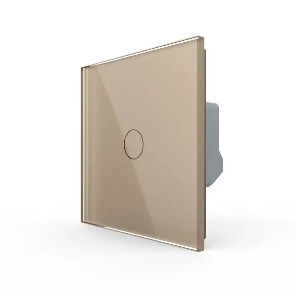 1-facher Taster f&uuml;r ein intelligentes Haus VL-C701IH-13 Gold LIVOLO